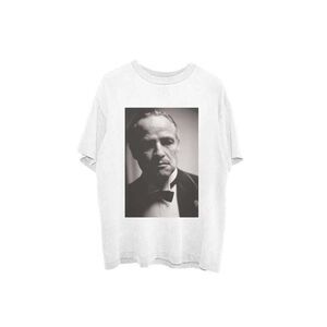 The Godfather Unisex Adult Brando Back Print Cotton T-Shirt / White